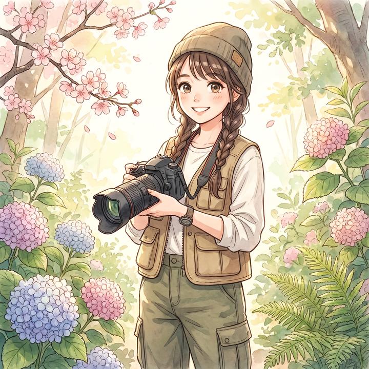 幼女漫画植物摄影师王芳