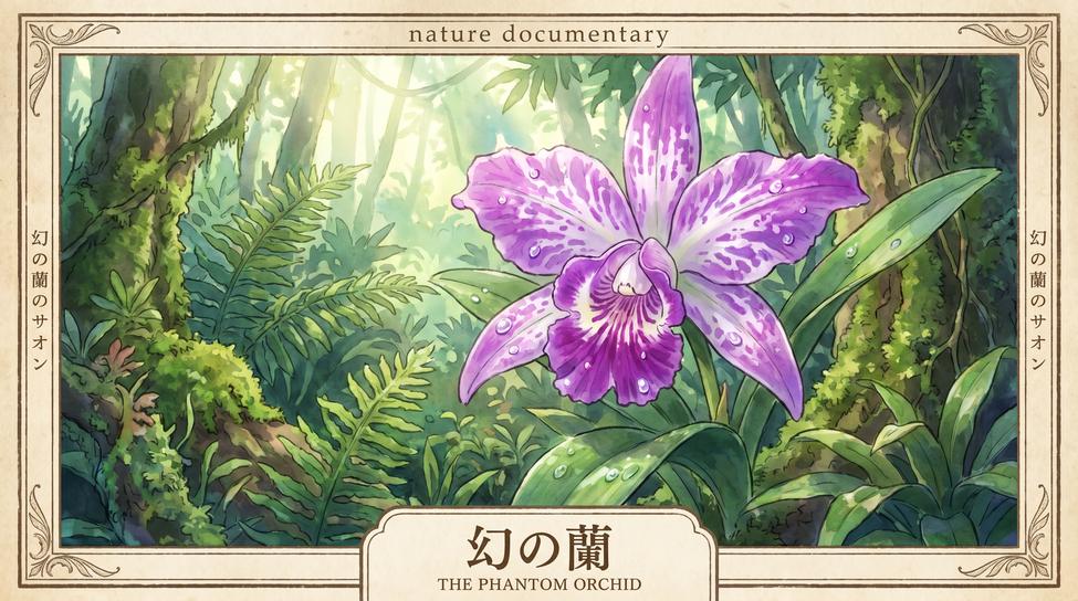 幼女漫画稀有兰花植物视频教程